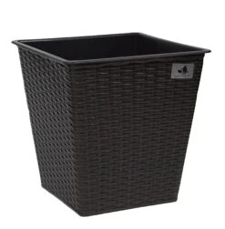 Gartenfreude Planzkübel Polyrattan Pflanzkübel