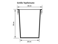 Gartenfreude Pflanzgefäß Blumenkübel Mit Wasserhyazinthe -Outsunny Geschäft 8600335500 4001 1000 002 prod 004