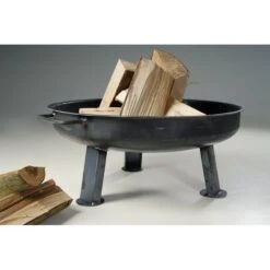 Acerto® Massive Feuerschale 55 Cm + 5 Stk Kaminholz 8 Acerto® Massive Feuerschale 55 Cm + 5 Stk Kaminholz -Outsunny Geschäft 8600335800 31068 prod 003