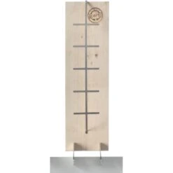 Acerto® Flammlachsbrett Aus Birke - 3 Stufen Einstellbar - Lachs Bis 1,5kg