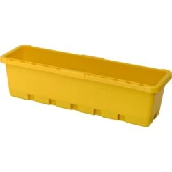 GreenLife Blumenkasten / Kräuterbox 5 Stück, Gelb, Komplett