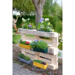 GreenLife Blumenkasten / Kräuterbox 5 Stück, Grün, Komplett -Outsunny Geschäft 8600335800 42820 prod 006