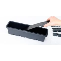 GreenLife Blumenkasten / Kräuterbox 3 Stück, Anthrazit, Komplett -Outsunny Geschäft 8600335800 42821 prod 002