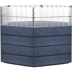 GARANTIA Ergo Hochbeet Turbo 75 Kräuterbeet Pflanzbeet Blumenbeet 6-eckige Form