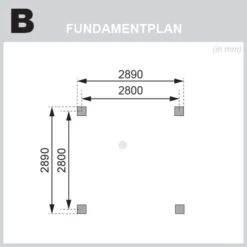 CHILLROI Quadratischer Holzpavillon 289 X 289 Cm| Gartenpavillon | Terrassenüberdachung | Kesseldruckimprägniert -Outsunny Geschäft 8600335800 53436 prod 006