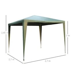 Outsunny Gartenpavillon Mit Klicksystem Dunkelgrün 270 X 270 X 245 Cm (LxBxH) | Gartenzelt Partyzelt Bierzelt Festzelt Pavillon 11 Outsunny Gartenpavillon Mit Klicksystem Dunkelgrün 270 X 270 X 245 Cm (LxBxH) | Gartenzelt Partyzelt Bierzelt Festzelt Pavillon -Outsunny Geschäft 8600336600 01 0191n prod 005