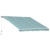 Outsunny Alu Gelenkarm-Markise 3,5 X 2,5m (BxL) | Aluminium-Gelenkarm-Markise Markise Sonnenschutz -Outsunny Geschäft 8600336600 100110 006GW prod 001