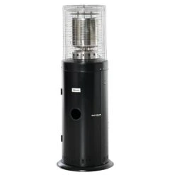 Outsunny Heizstrahler Gas Terrassenheizer Im Eleganten Design, Geeignet Für Den Einsatz Im Freien Schwarz 55,6 X 55,6 X 143 Cm ( BxTxH) | Terrassenheizer Terrassenstrahler Balkonheizer -Outsunny Geschäft 8600336600 842 187 prod 004