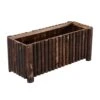 Outsunny Blumenkasten Natur 100 X 40 X 40 Cm (LxBxH) | Pflanzbeet Kräuterbeet Pflanzkasten Hochbeet -Outsunny Geschäft 8600336600 845 101 prod 001