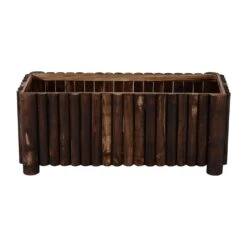 Outsunny Blumenkasten Natur 100 X 40 X 40 Cm (LxBxH) | Pflanzbeet Kräuterbeet Pflanzkasten Hochbeet -Outsunny Geschäft 8600336600 845 101 prod 006