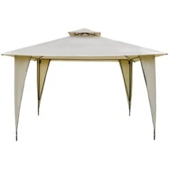 Outsunny Pavillon Mit Doppeldach 350 X 350 X 270 Cm (LxBxH) | Gartenzelt Partyzelt Festzelt Gartenpavillon -Outsunny Geschäft 8600336600 84C 183BG prod 002