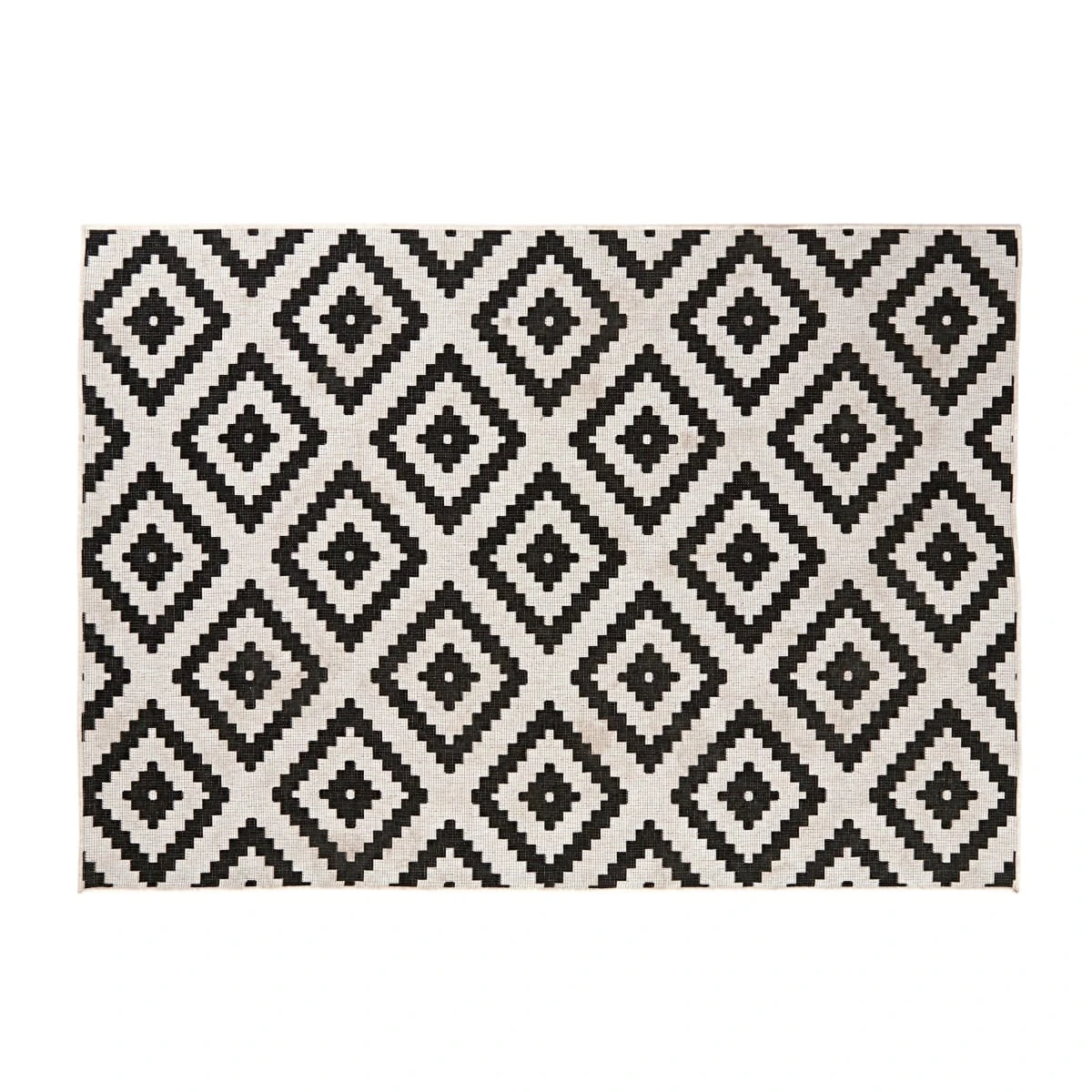 Outdoor-Teppich Rico Schwarz/Creme 120 X 170 Cm 3 Outdoor-Teppich Rico Schwarz/Creme 120 X 170 Cm
