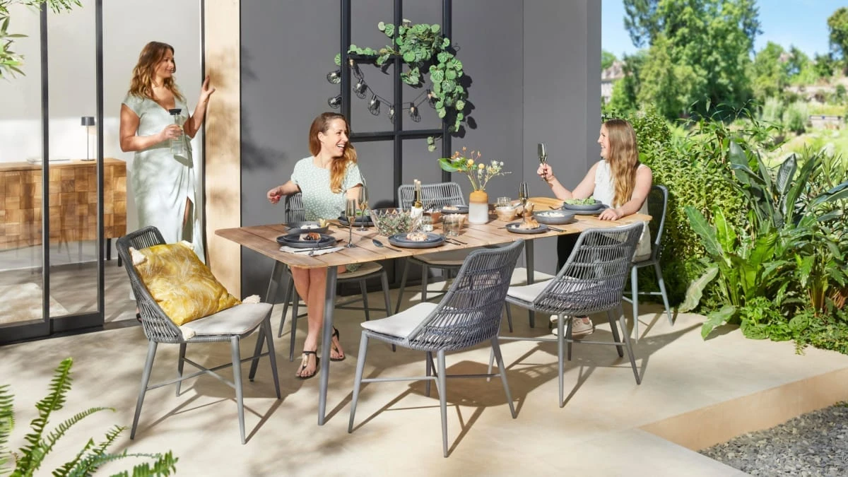 Outdoor-Tisch Fiji Natur/Schwarz 8 Outdoor-Tisch Fiji Natur/Schwarz – Bild 6