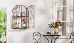 Wandregal Provence Braun -Outsunny Geschäft 8600342900 9419043 prod 004