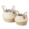 Pflanzkorb, 2-tlg. Mala Natur/Beige