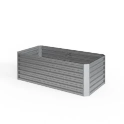 Oskar Hochbeet Kräuterbeet Gemüsebeet Rechteckig 180x90x60cm Stahl Verzinkt -Outsunny Geschäft 8600343700 29022 prod 002