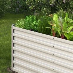 Oskar Hochbeet Kräuterbeet Gemüsebeet Rechteckig 180x90x60cm Stahl Verzinkt -Outsunny Geschäft 8600343700 29022 prod 005