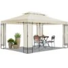 Juskys Gartenzelt Capri 3 X 4 M In Creme – Outdoor Pavillon Wasserabweisend -Outsunny Geschäft 8600348200 53542565 prod 001