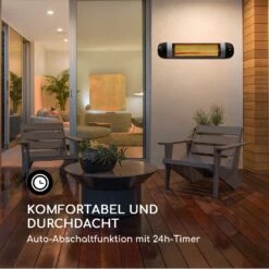 Rising Sun Zenith Heizstrahler 2500W IP34 Fernbedienung -Outsunny Geschäft 8600359300 12283 prod 005