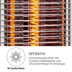 Heat Guru Plus In & Out Heizstrahler 1200W 3 Heizstufen Fernbedienung -Outsunny Geschäft 8600359300 12615 prod 003