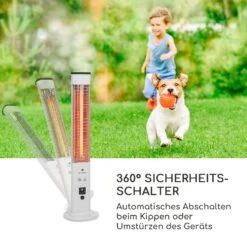 Heat Guru Plus In & Out Heizstrahler 1200W 3 Heizstufen Fernbedienung -Outsunny Geschäft 8600359300 12615 prod 005