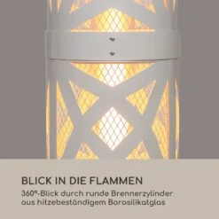Goldflame Style Terrassenheizstrahler 11,2 KW 360°-Blick Mobil -Outsunny Geschäft 8600359300 12893 prod 005