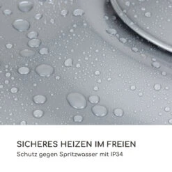 Hitzkopf Infrarot-Deckenheizstrahler Halogen-Heizröhre 2 Stufen 750/1500 W -Outsunny Geschäft 8600359300 3179 prod 004