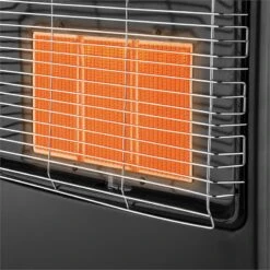 Kamtschatka Gasheizofen Gasheizer Keramikbrenner Infrarot 4,1kW Schwarz -Outsunny Geschäft 8600359300 3390 prod 006