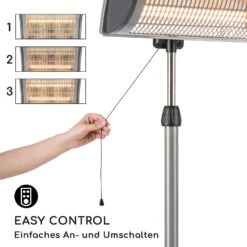 Heat Guard Focus Terrassenheizstrahler IR ComfortHeat 1000/2000W 13 Heat Guard Focus Terrassenheizstrahler IR ComfortHeat 1000/2000W -Outsunny Geschäft 8600359300 4683 prod 006