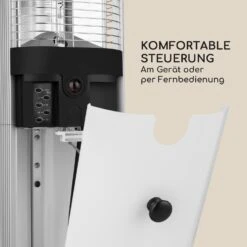 Megalith Heizstrahler 2700W Carbon-Heizelemente LED-Licht 11 Megalith Heizstrahler 2700W Carbon-Heizelemente LED-Licht -Outsunny Geschäft 8600359300 4961 prod 004