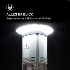 Megalith Heizstrahler 2700W Carbon-Heizelemente LED-Licht 13 Megalith Heizstrahler 2700W Carbon-Heizelemente LED-Licht -Outsunny Geschäft 8600359300 4961 prod 006