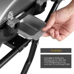 KESSER® Elektrischer Elektrogrill 2in1 Tischgrill - Standgrill Mit Deckel Und Standfuß | Max. 2400 Watt | Faltbar | Thermometer | Antihaftbeschichtung | Grillplatte Abstelltische | 2 Räder | 12 KESSER® Elektrischer Elektrogrill 2in1 Tischgrill - Standgrill Mit Deckel Und Standfuß | Max. 2400 Watt | Faltbar | Thermometer | Antihaftbeschichtung | Grillplatte Abstelltische | 2 Räder | -Outsunny Geschäft 8600364700 20109 prod 005