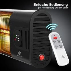 KESSER® Infrarotstrahler Heizstrahler Wärmestrahler Inkl. Schutzhülle Terrassenstrahler Höhenverstellbar Teleskopstativ Wickeltischstrahler Terrassenheizer Quarzstrahler 2500W Mit Fernbedienung 12 KESSER® Infrarotstrahler Heizstrahler Wärmestrahler Inkl. Schutzhülle Terrassenstrahler Höhenverstellbar Teleskopstativ Wickeltischstrahler Terrassenheizer Quarzstrahler 2500W Mit Fernbedienung -Outsunny Geschäft 8600364700 22450 prod 005