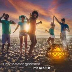 KESSER® Feuerschale Mit Grillrost Ø 62, Multifunktional Fire Pit Für Heizung/BBQ Grill, Schürhaken & Kohlerost, Garten Terrasse Feuerschale, Metall Feuerstelle Mit Schutzhülle Funkenschutz -Outsunny Geschäft 8600364700 23152 prod 006