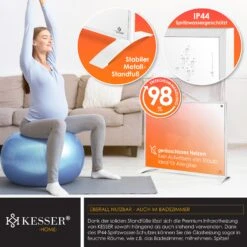 KESSER® Infrarotheizung Energiesparend Infrarot 2in1 Standgerät & Wandmontage Elektroheizung Mit Fernbedienung Thermostat & App-Steuerung Timer Elektrisch Heizpaneel Heizung Konvektor Standfüße 13 KESSER® Infrarotheizung Energiesparend Infrarot 2in1 Standgerät & Wandmontage Elektroheizung Mit Fernbedienung Thermostat & App-Steuerung Timer Elektrisch Heizpaneel Heizung Konvektor Standfüße -Outsunny Geschäft 8600364700 24163 prod 006